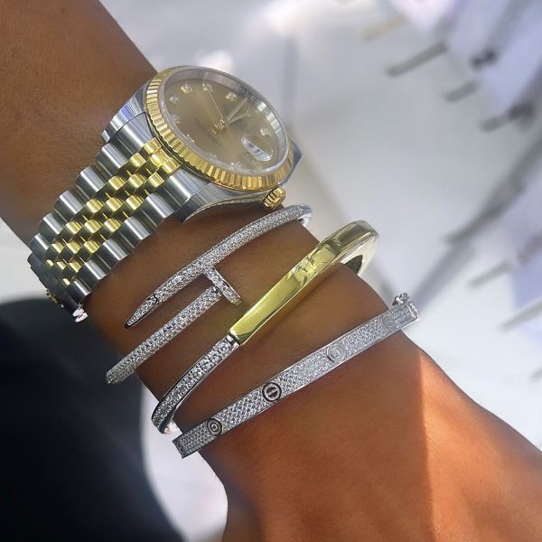 Imported Stone Nail Bracelet