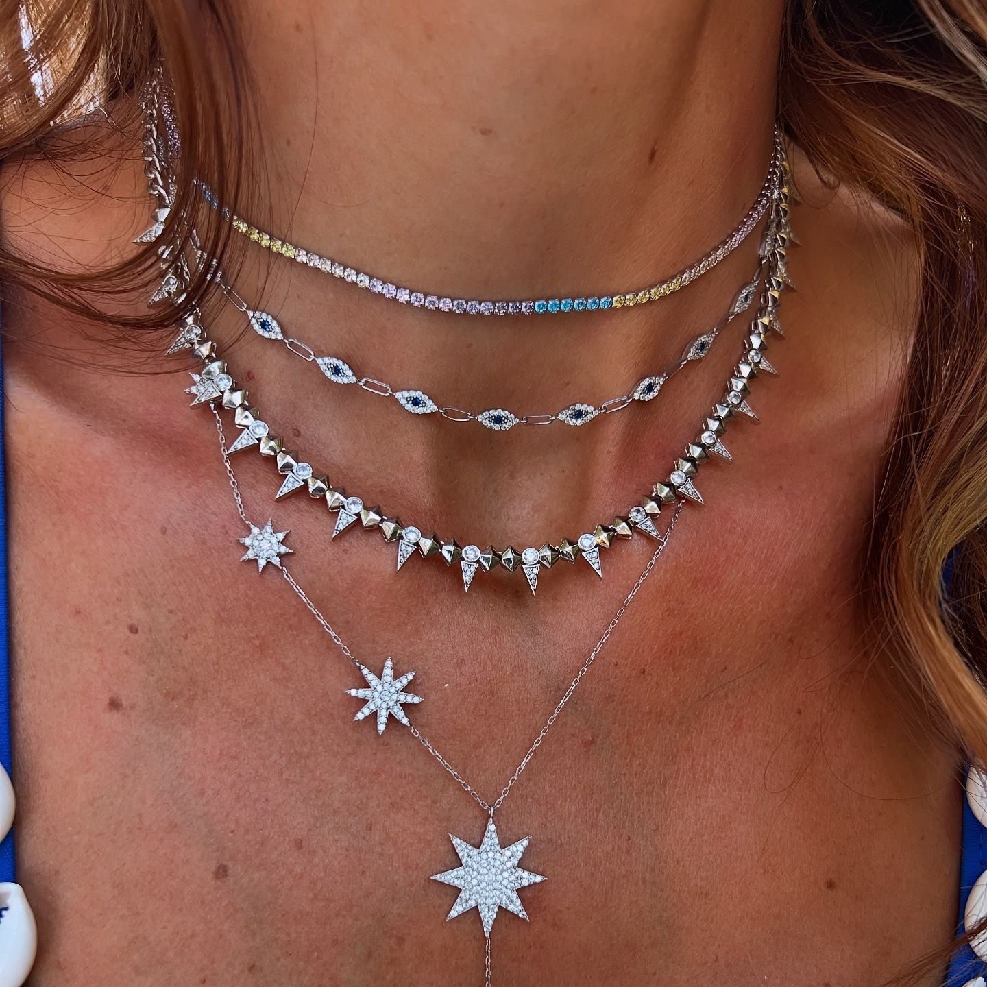 İnce Renkli Suyolu Choker