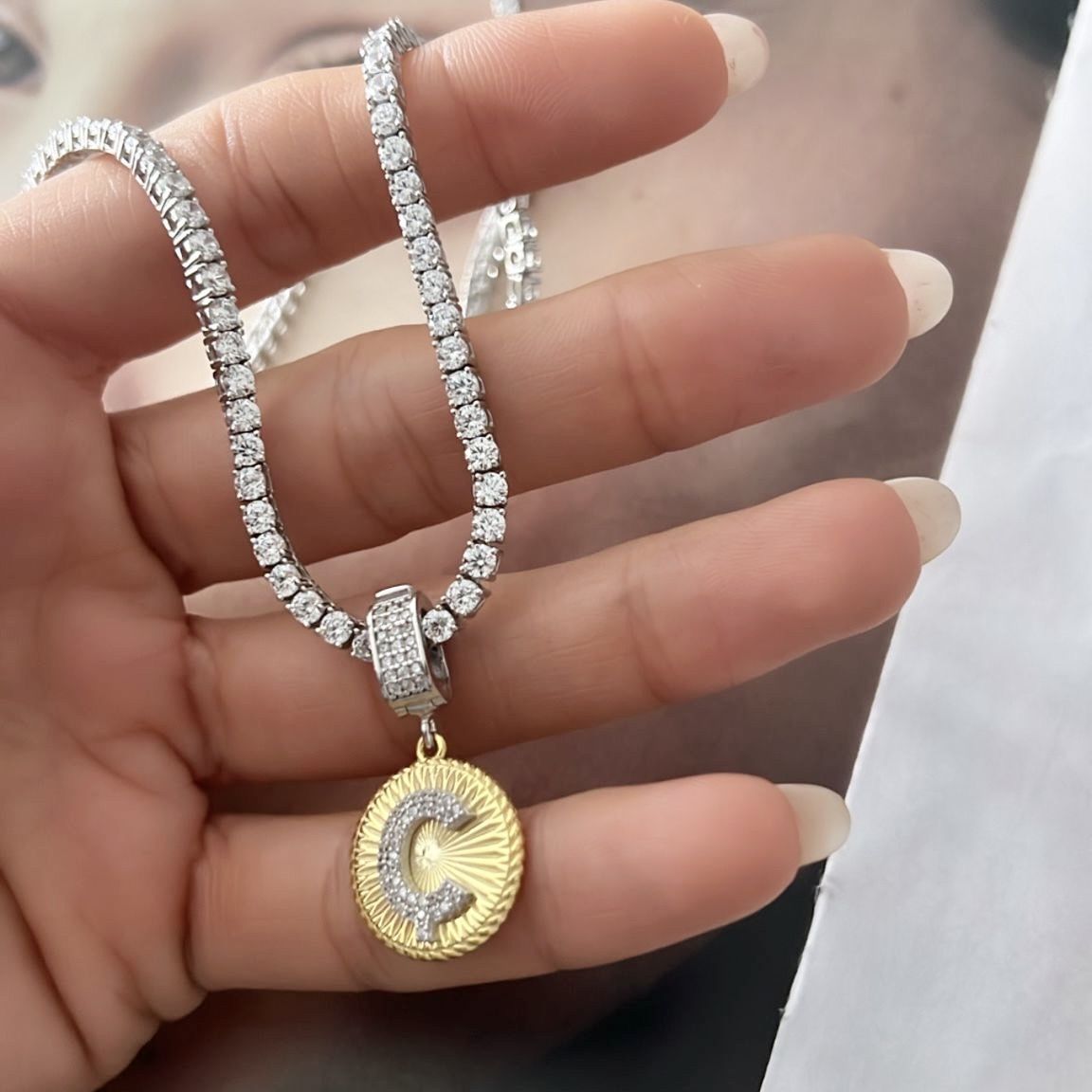 Letter Waterway Necklace
