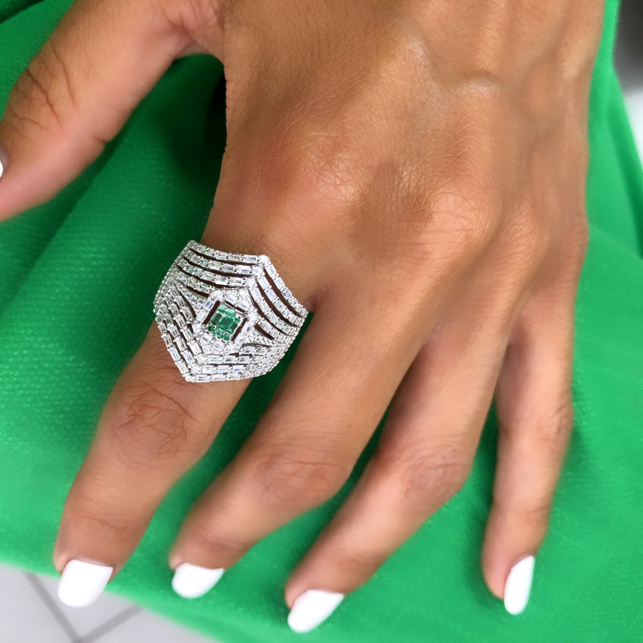 Diamond Seri İthal Örümcek Ağı Yüzük