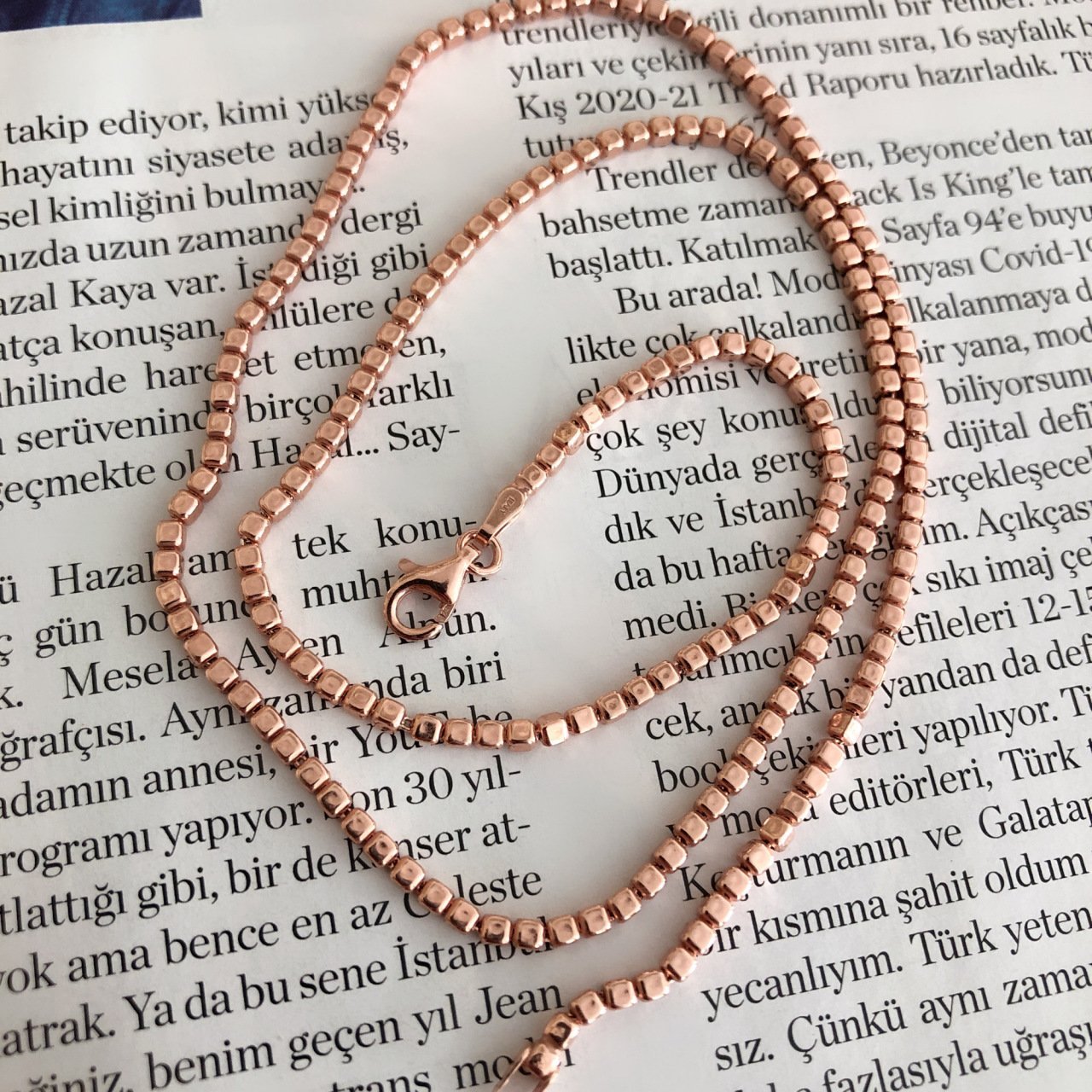 İthal Küp Zincir 50 cm