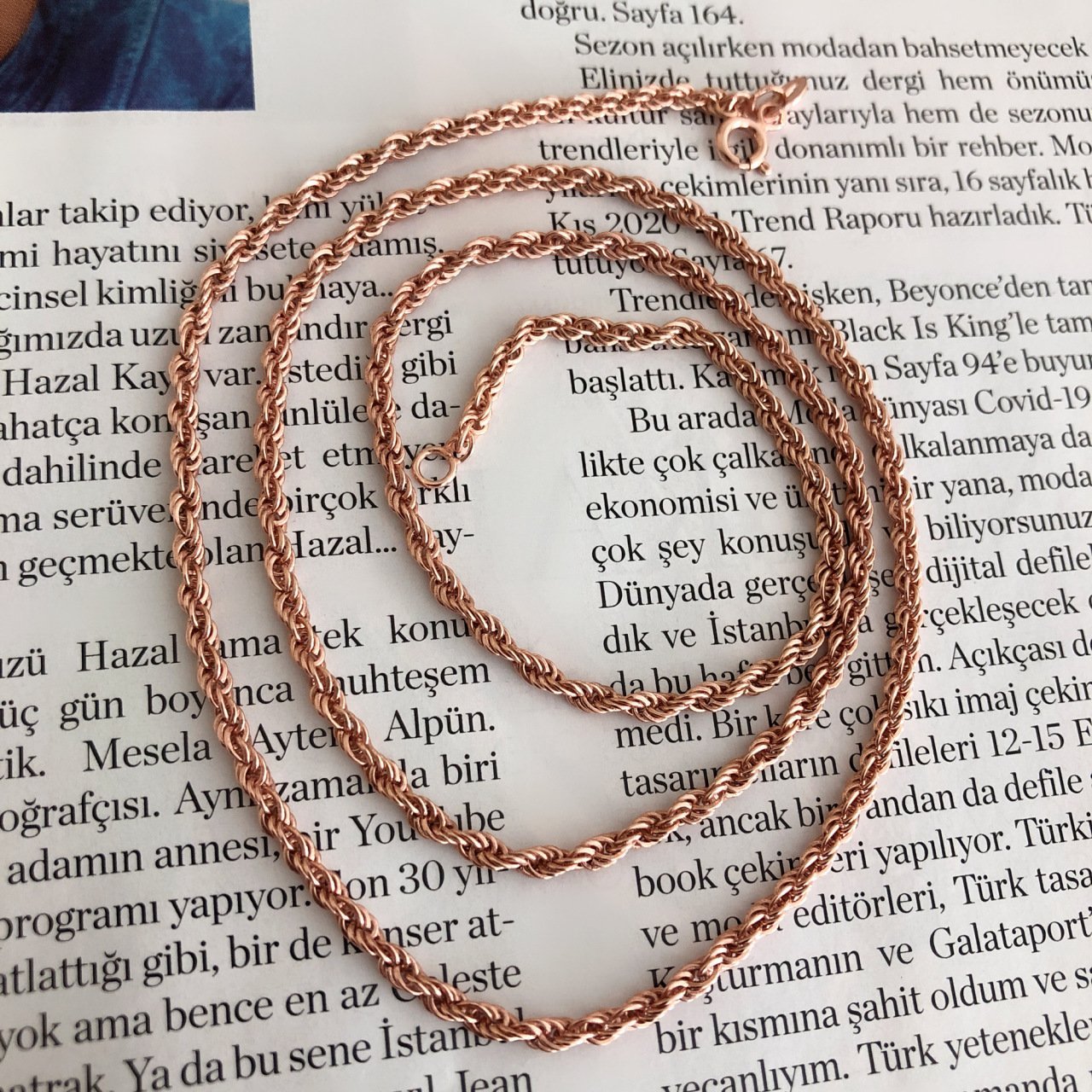 İthal Burgu Zincir 60 cm