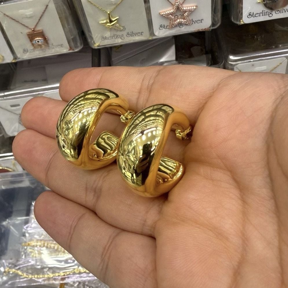 İthal Bombe Pop Küpe (Çift)