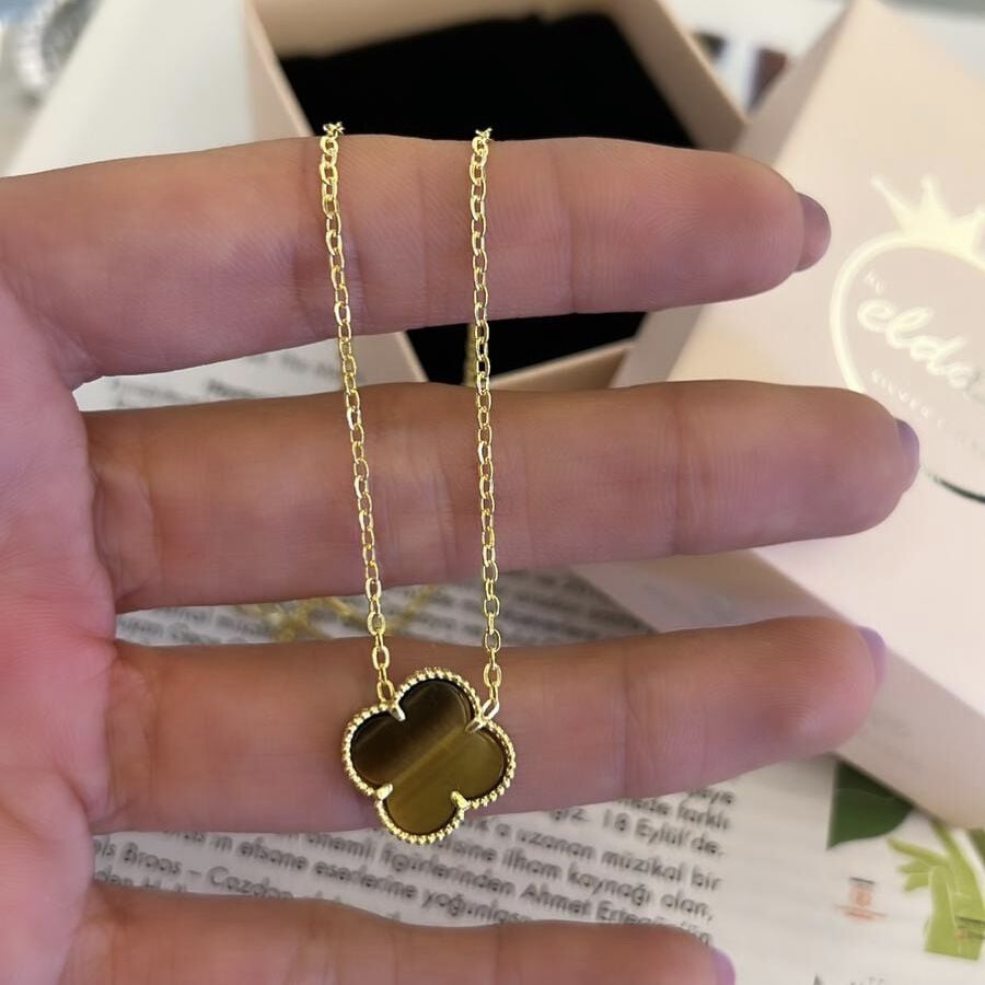 İthal Çiçek Kolye