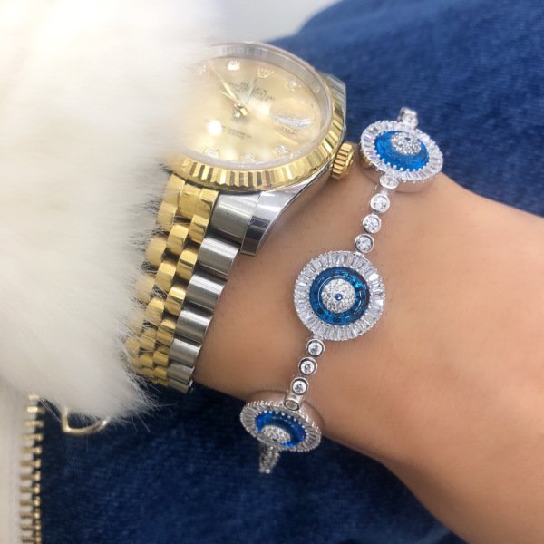 3-baguette Stone Bracelet Camgöz Waterway