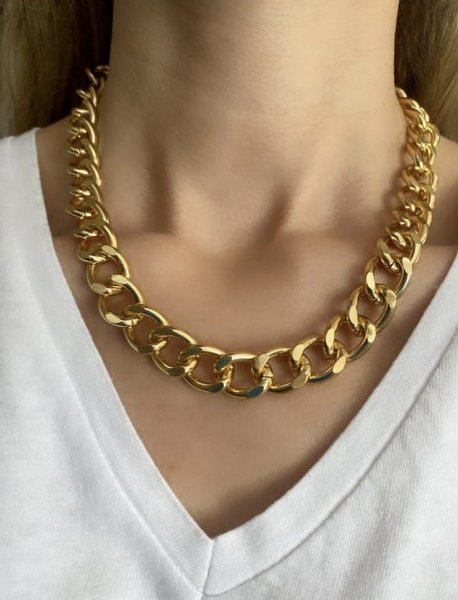 Hety Gold Zincir Kolye