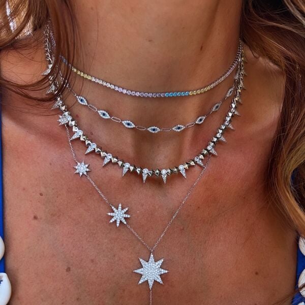 İnce Renkli Suyolu Choker