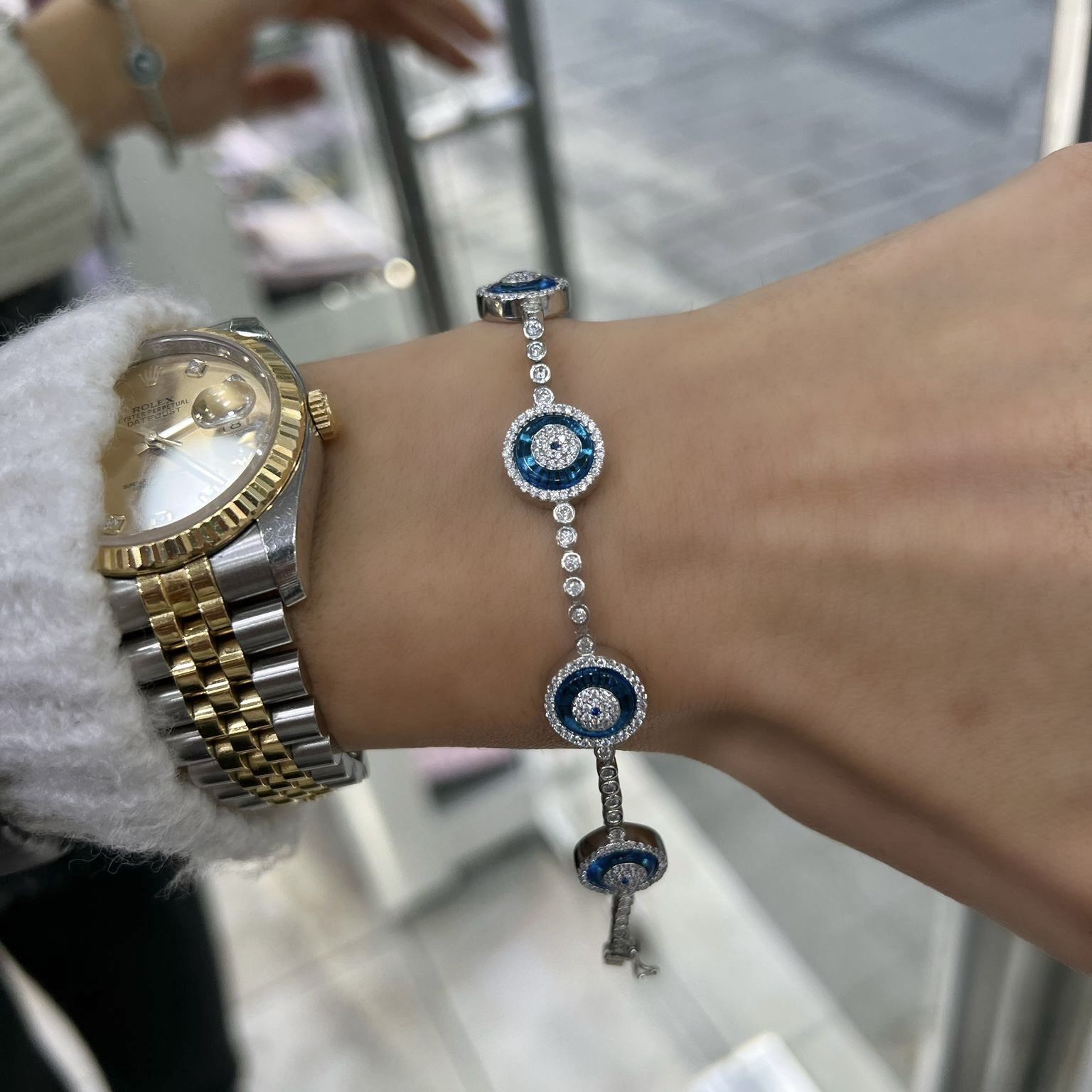 5'li Camgöz Suyolu Bileklik