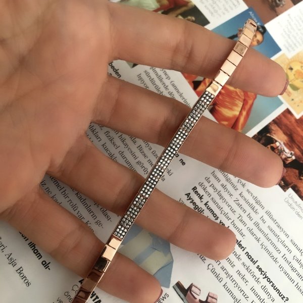 Kalemli Kare Kesim Bileklik