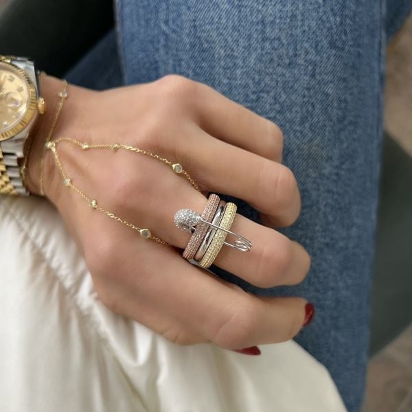 Colorful Triple Ring