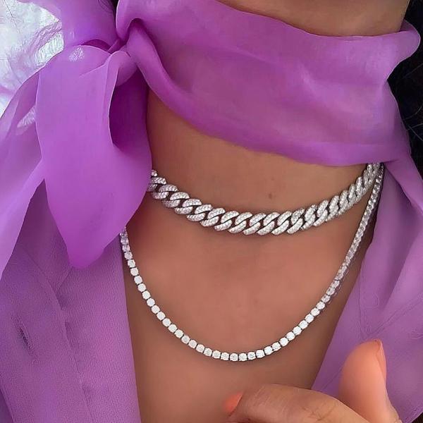 Full Taşlı Kalın Gurmet Choker