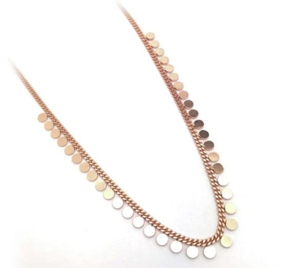 Büyük Boy Sıralı Pul Kolye