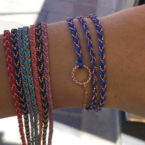 Zincir Dolama İp Bileklik