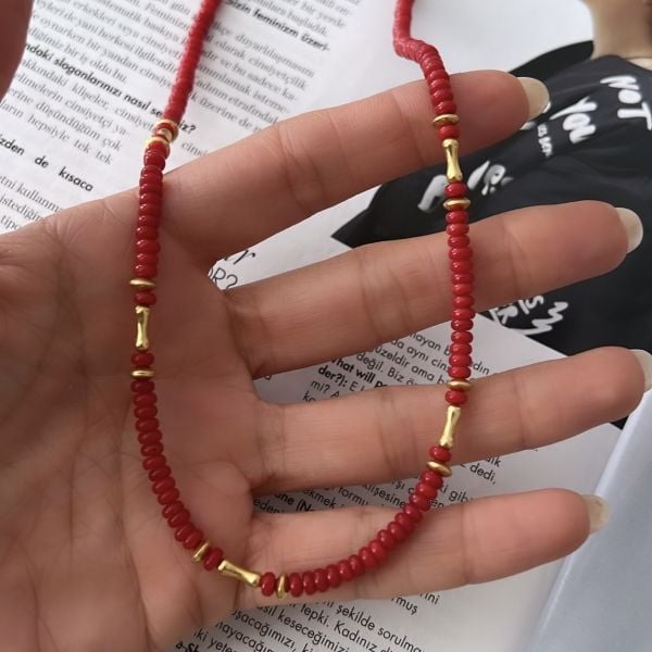 Mercan Kemik Kolye