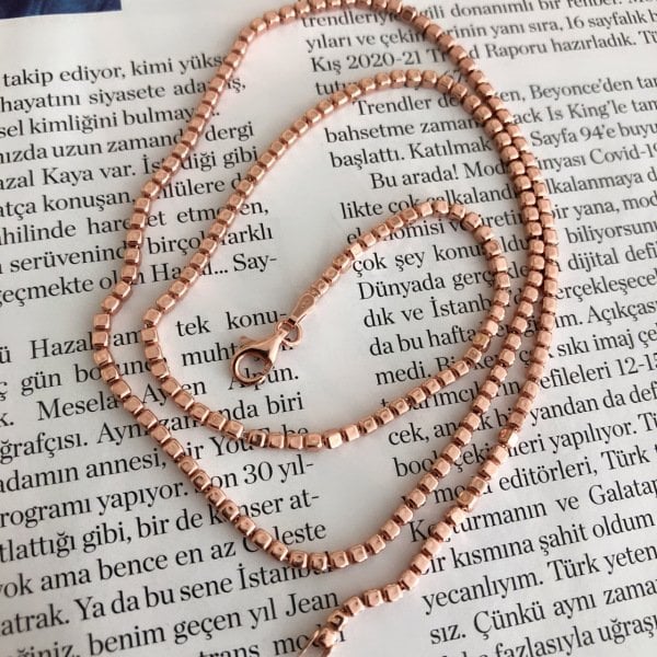 İthal Küp Zincir 50 cm