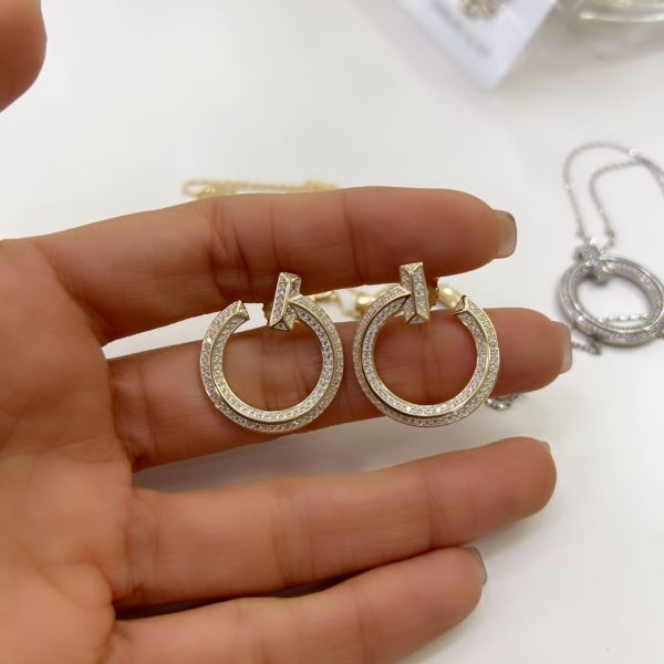 Imported T Earrings (Pair)