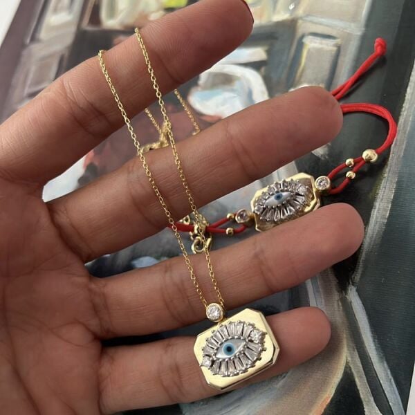 Eye Medallion Necklace