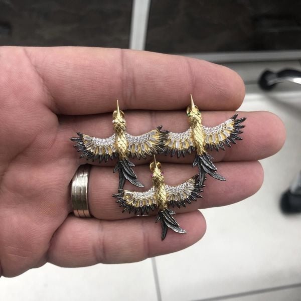 Design Eagle Earring