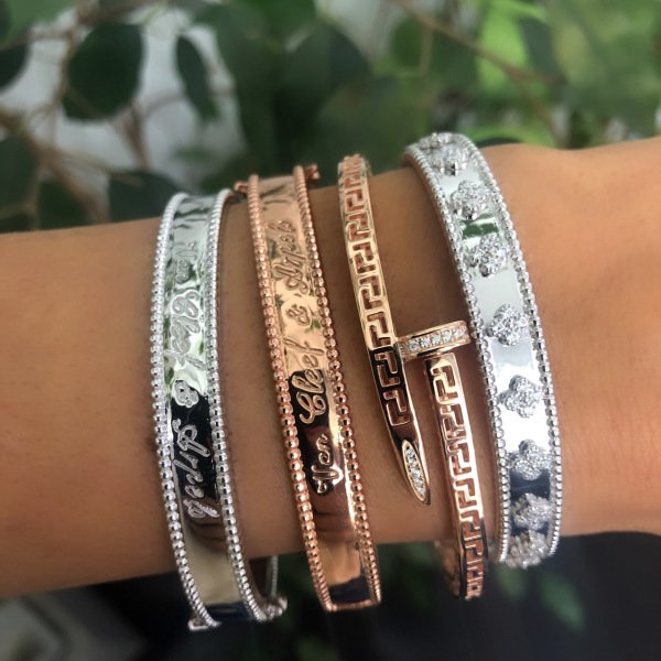 Yonca İthal Kelepçe Bileklik