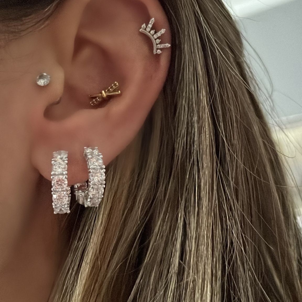 Suyolu Halka Küpe (Çift)