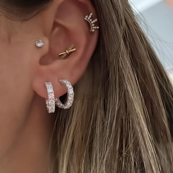 Suyolu Halka Küpe (Çift)