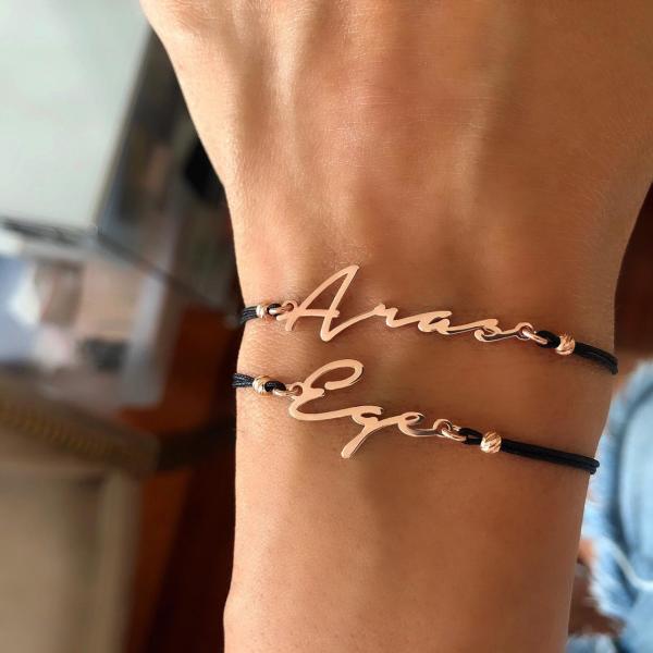 İsimli İp Bileklik
