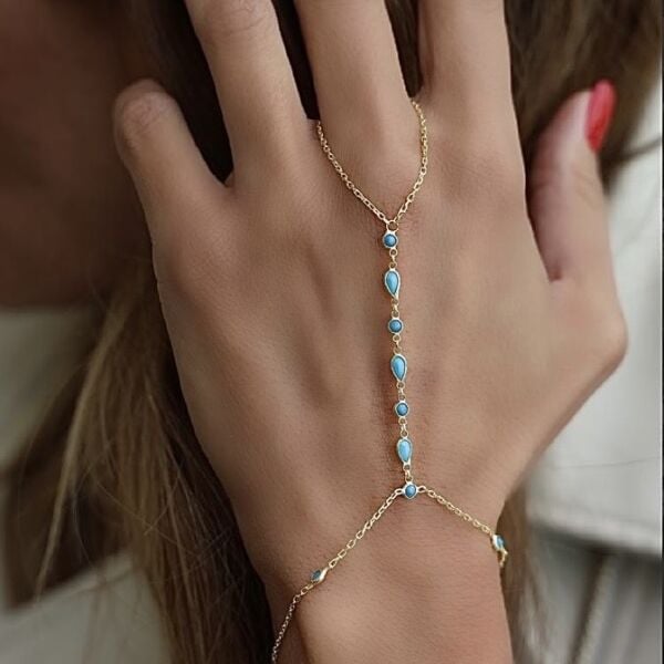 Turkuaz Taşlı Şahmeran