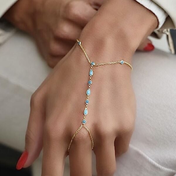 Turkuaz Taşlı Şahmeran