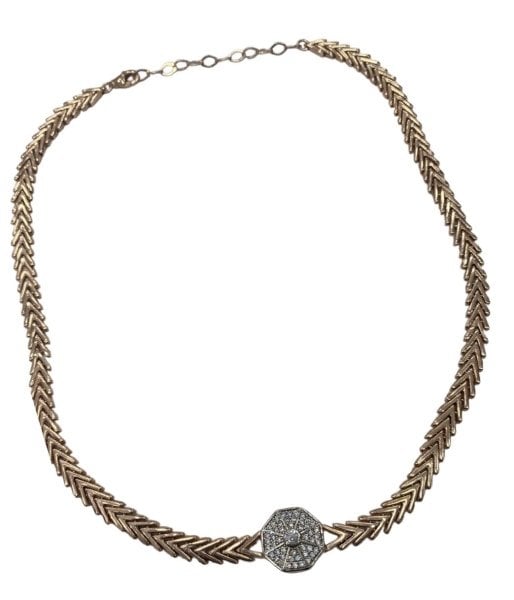 Madalyon Balık Sırtı Choker
