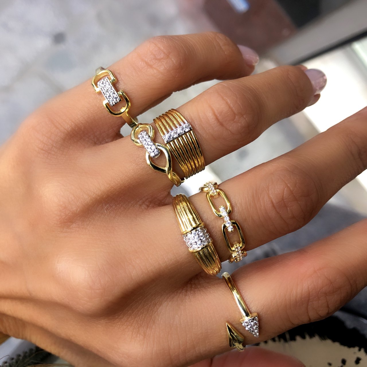 Lovela Yüzük Serisi 3 Beyaz