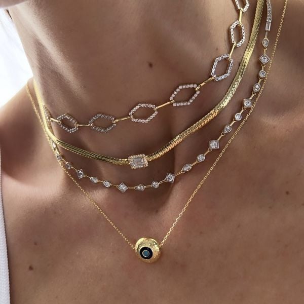 Petek Choker Kolye