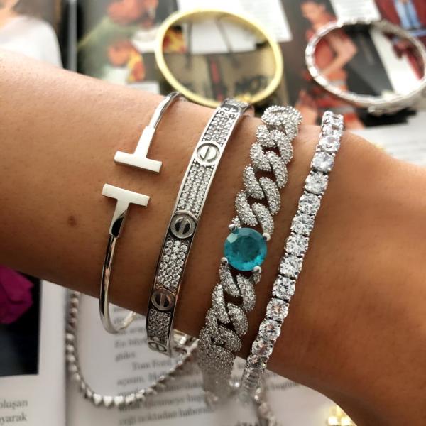 İthal Taşlı Kelepçe